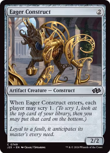 Eager Construct (749), Foundations Jumpstart — Magic card price
