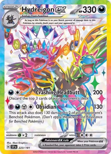 Hydreigon ex - 223/191 (223/191), Surging Sparks — Pokémon card price