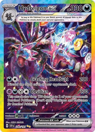 Hydreigon ex - 240/191 (240/191), Surging Sparks — Pokémon card price