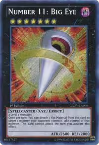 Number 11: Big Eye (GAOV-EN090), Galactic Overlord — Yu-Gi-Oh! card price