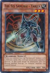 The Six Samurai - Yariza (SDWA-EN003), Structure Deck: Samurai Warlords — Yu-Gi-Oh! card price