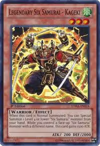 Legendary Six Samurai - Kageki (SDWA-EN018) — card price
