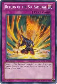 Return of the Six Samurai (SDWA-EN034), Structure Deck: Samurai Warlords — Yu-Gi-Oh! card price