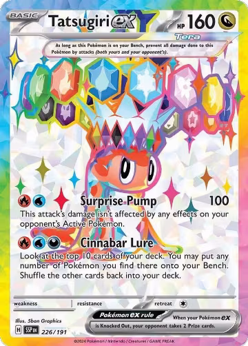 Tatsugiri ex - 226/191 (226/191), Surging Sparks — Pokémon card price