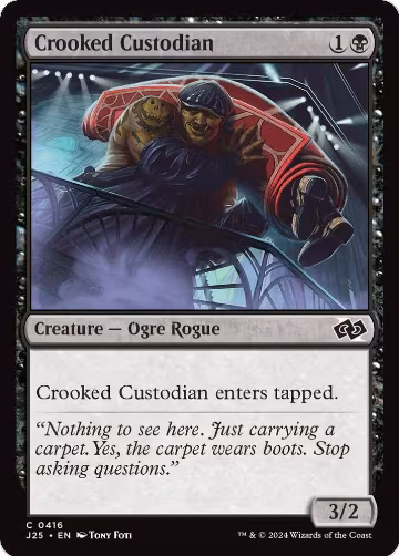Crooked Custodian (416), Foundations Jumpstart — Magic card price