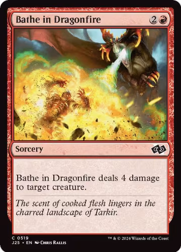 Bathe in Dragonfire (519), Foundations Jumpstart — Magic card price