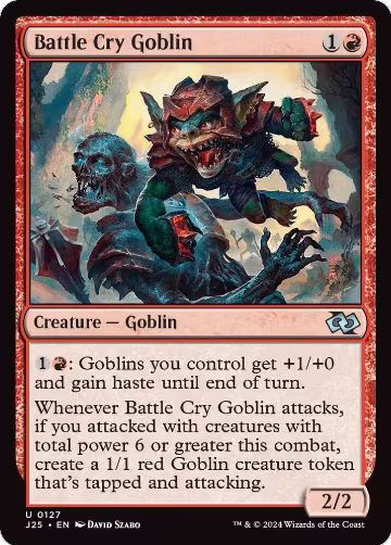 Battle Cry Goblin (127), Foundations Jumpstart — Magic card price