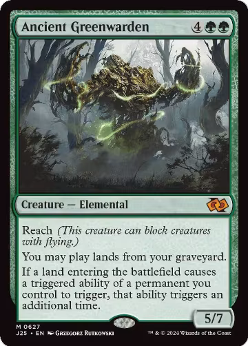 Ancient Greenwarden (627), Foundations Jumpstart — Magic card price