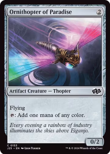 Ornithopter of Paradise (153), Foundations Jumpstart — Magic card price