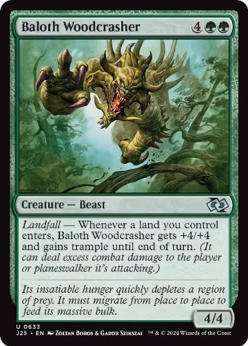 Baloth Woodcrasher (633), Foundations Jumpstart — Magic card price