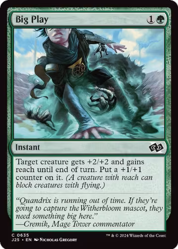 Big Play (635), Foundations Jumpstart — Magic card price