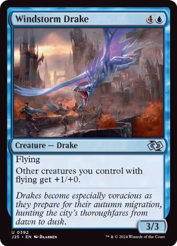 Windstorm Drake (392), Foundations Jumpstart — Magic card price