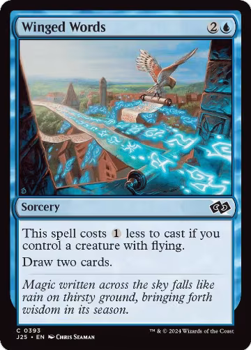 Winged Words (393), Foundations Jumpstart — Magic card price