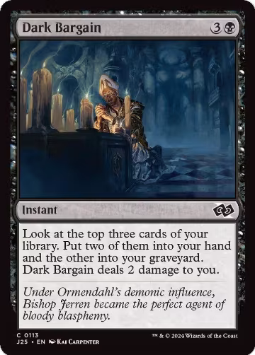 Dark Bargain (113), Foundations Jumpstart — Magic card price