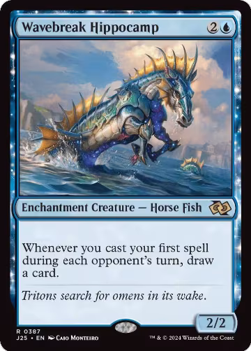 Wavebreak Hippocamp (387), Foundations Jumpstart — Magic card price
