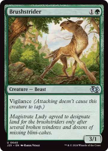 Brushstrider (640), Foundations Jumpstart — Magic card price