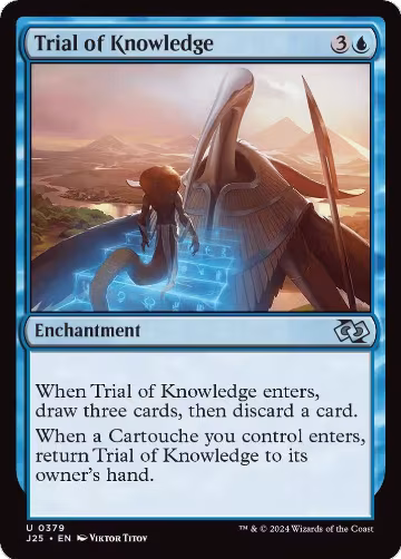Trial of Knowledge (379), Foundations Jumpstart — Magic card price