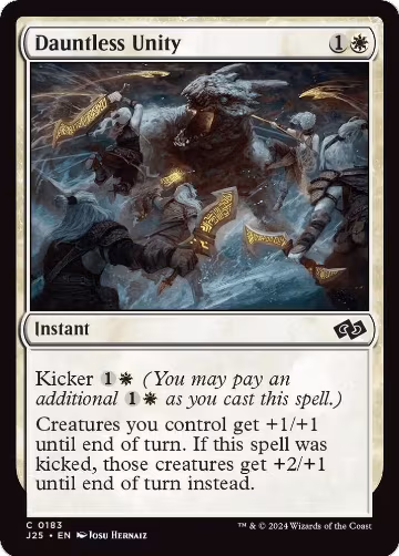 Dauntless Unity (183), Foundations Jumpstart — Magic card price