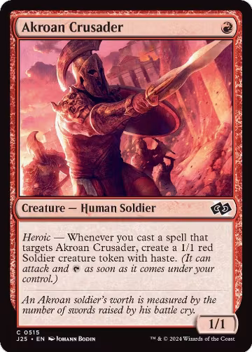 Akroan Crusader (515), Foundations Jumpstart — Magic card price