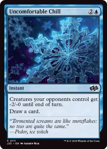 Uncomfortable Chill (111), Foundations Jumpstart — Magic card price