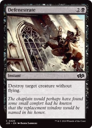 Defenestrate (420), Foundations Jumpstart — Magic card price
