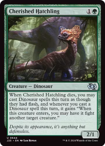 Cherished Hatchling (644), Foundations Jumpstart — Magic card price