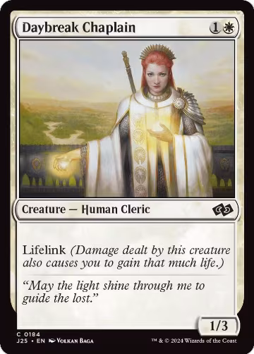 Daybreak Chaplain (184), Foundations Jumpstart — Magic card price