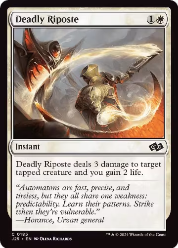 Deadly Riposte (185), Foundations Jumpstart — Magic card price