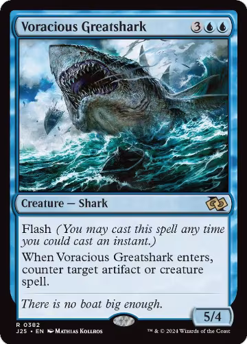 Voracious Greatshark (382), Foundations Jumpstart — Magic card price