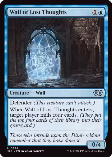 Wall of Lost Thoughts (384), Foundations Jumpstart — Magic card price