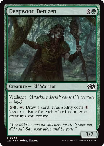 Deepwood Denizen (648), Foundations Jumpstart — Magic card price
