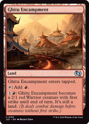 Ghitu Encampment (155), Foundations Jumpstart — Magic card price