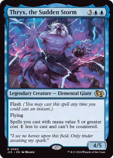 Thryx, the Sudden Storm (Anime) (65), Foundations Jumpstart — Magic card price