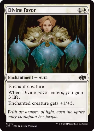 Divine Favor (191), Foundations Jumpstart — Magic card price