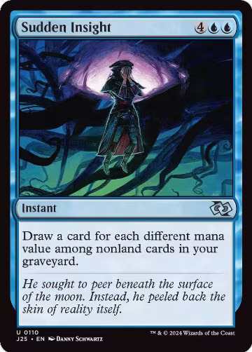 Sudden Insight (110), Foundations Jumpstart — Magic card price