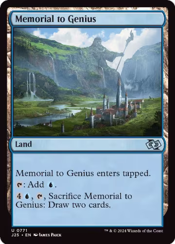 Memorial to Genius (771), Foundations Jumpstart — Magic card price