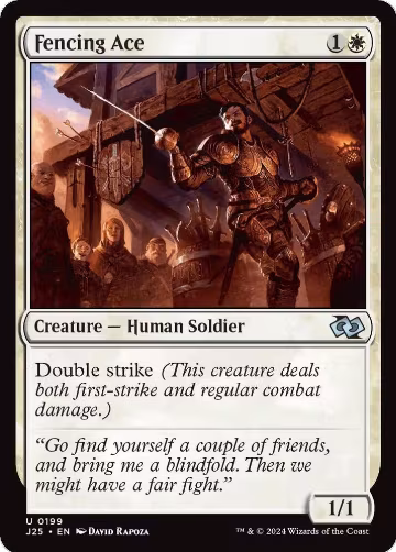 Fencing Ace (199), Foundations Jumpstart — Magic card price