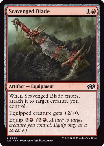 Scavenged Blade (596), Foundations Jumpstart — Magic card price