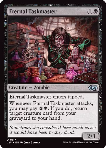 Eternal Taskmaster (117), Foundations Jumpstart — Magic card price