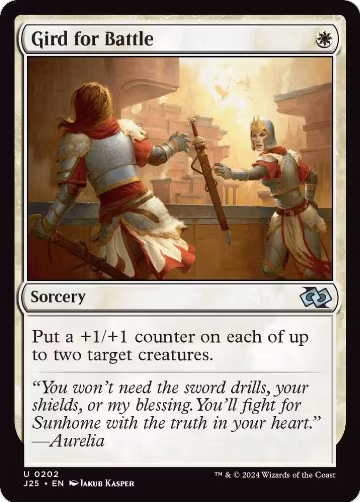 Gird for Battle (202), Foundations Jumpstart — Magic card price