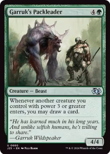 Garruk's Packleader (660), Foundations Jumpstart — Magic card price