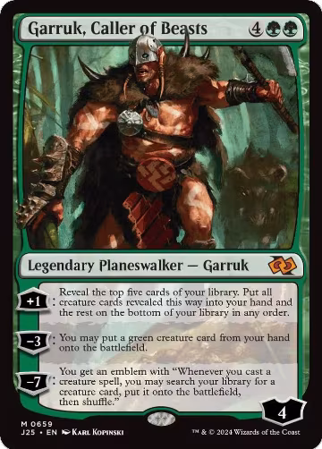 Garruk, Caller of Beasts (659), Foundations Jumpstart — Magic card price