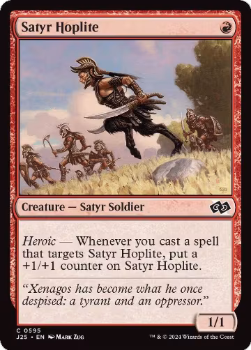 Satyr Hoplite (595), Foundations Jumpstart — Magic card price