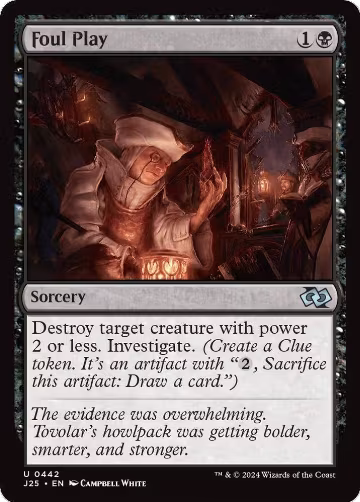 Foul Play (442), Foundations Jumpstart — Magic card price