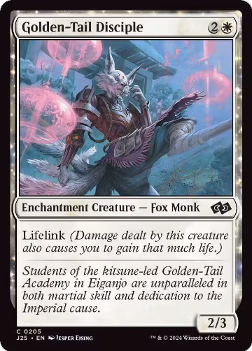 Golden-Tail Disciple (205), Foundations Jumpstart — Magic card price