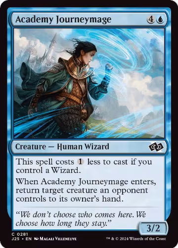 Academy Journeymage (281), Foundations Jumpstart — Magic card price