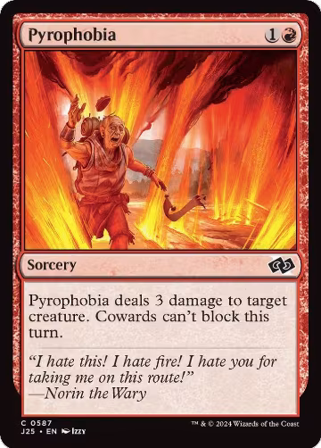 Pyrophobia (587), Foundations Jumpstart — Magic card price