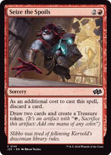 Seize the Spoils (141), Foundations Jumpstart — Magic card price