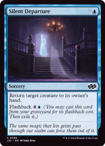 Silent Departure (358), Foundations Jumpstart — Magic card price