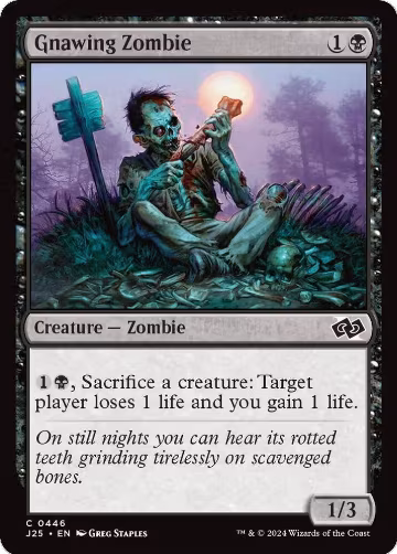 Gnawing Zombie (446), Foundations Jumpstart — Magic card price